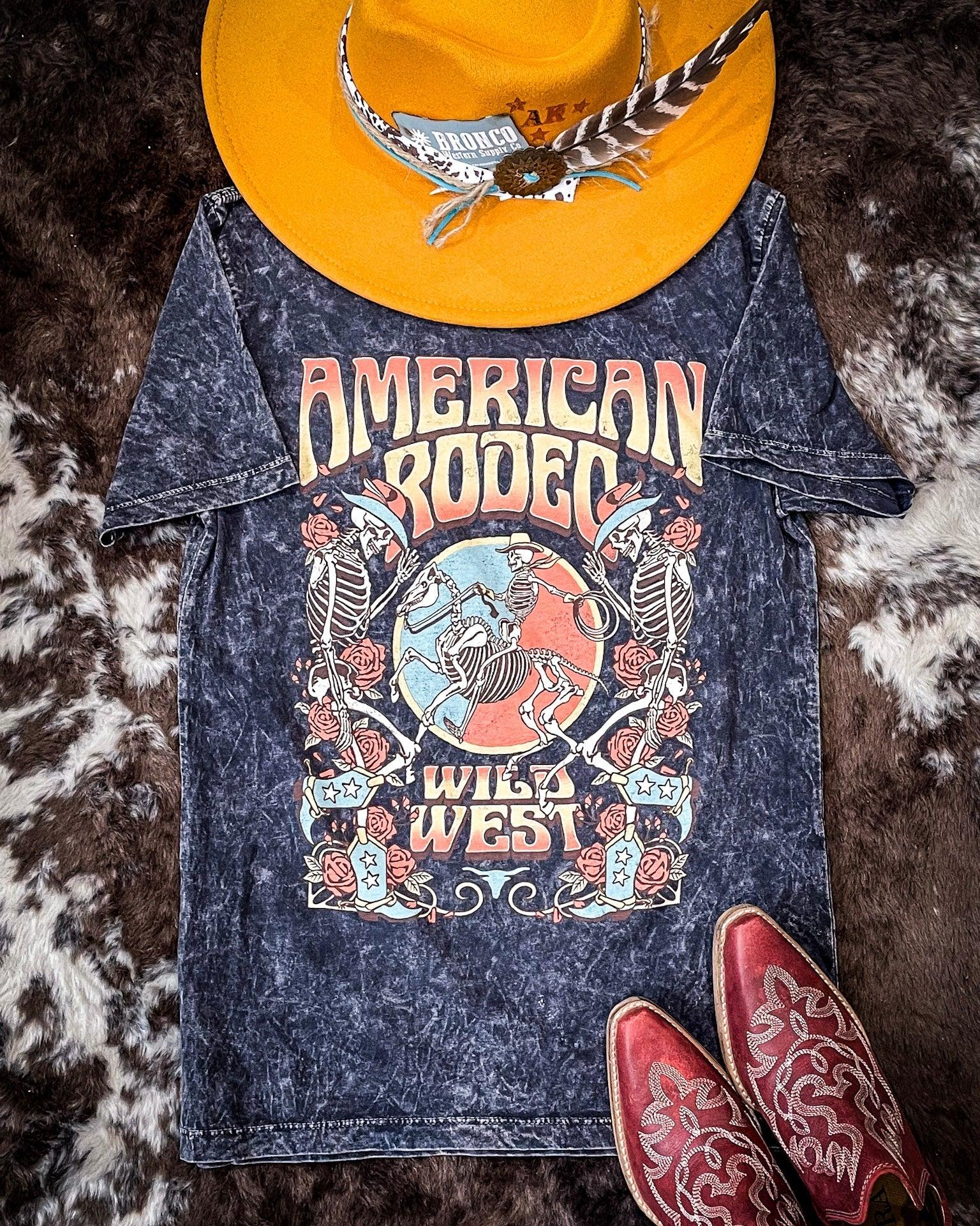 American Rodeo Graphic Tee - Black - Image 4