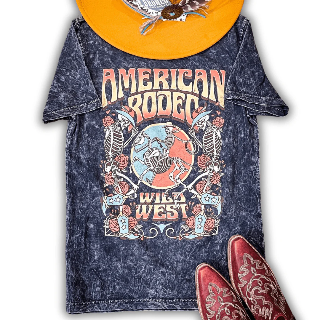 American Rodeo Graphic Tee - Black - Image 6