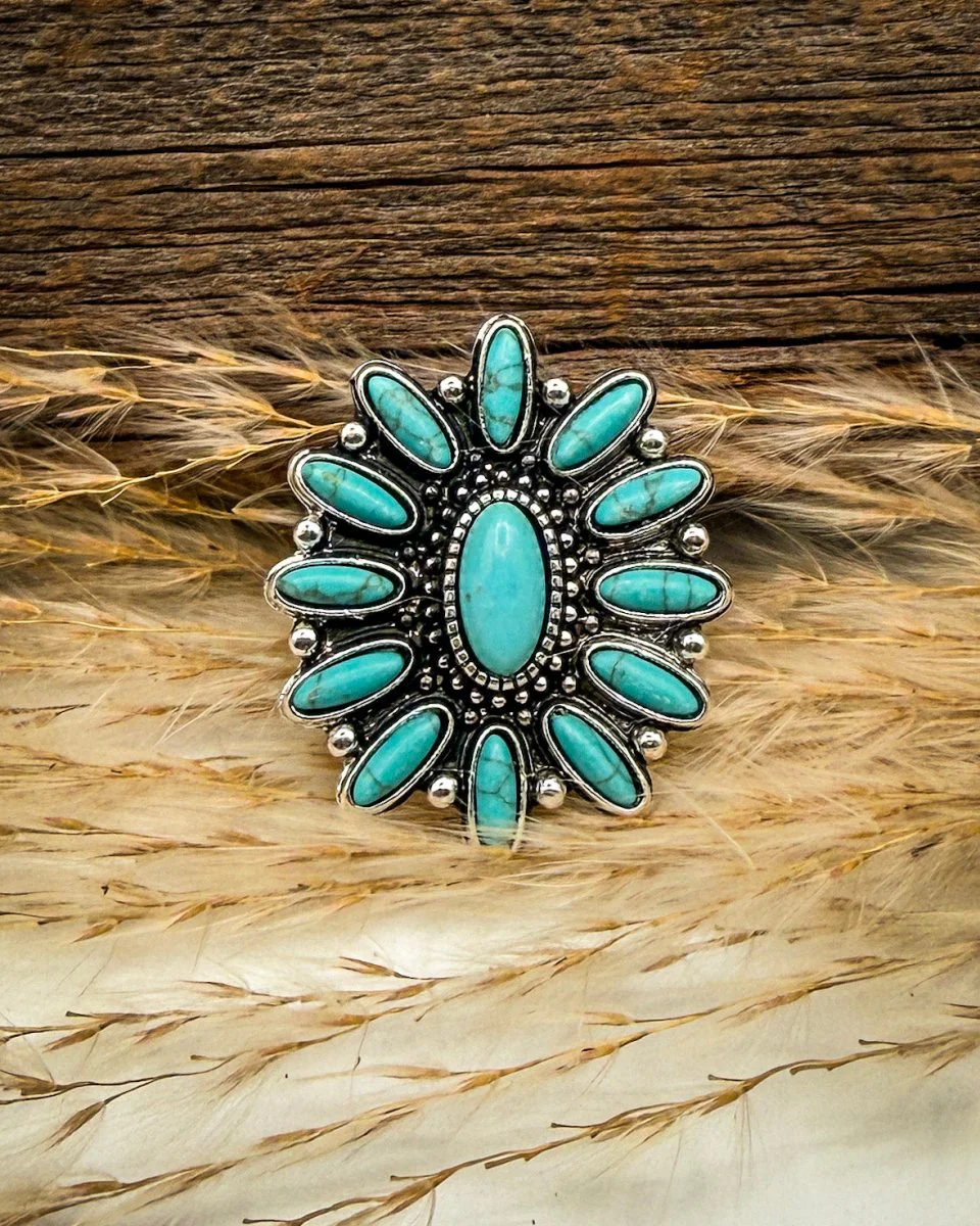 Avery Concho Stone Ring - Image 3