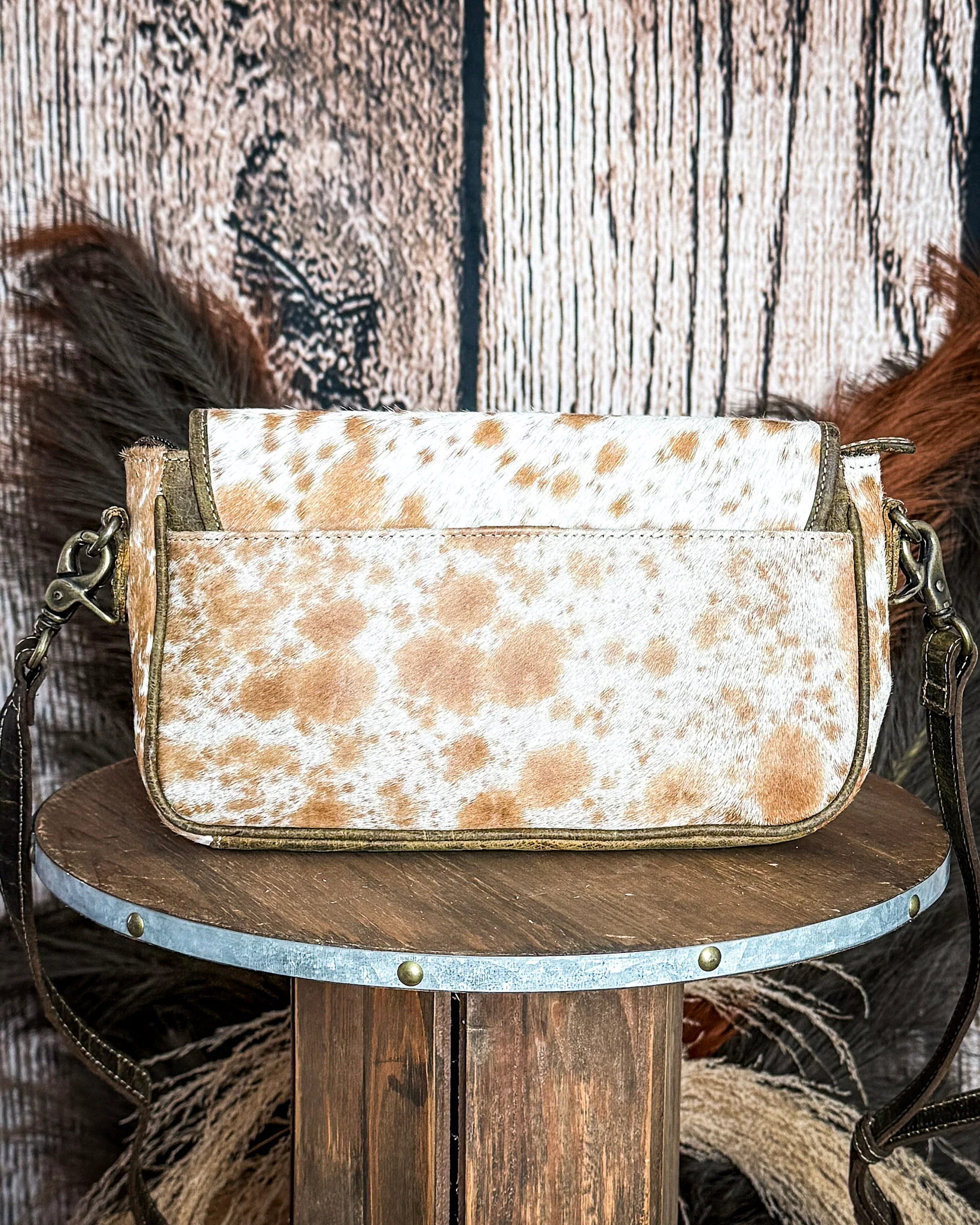 Bard Hairon Crossbody Bag by Myra Bag - Image 6