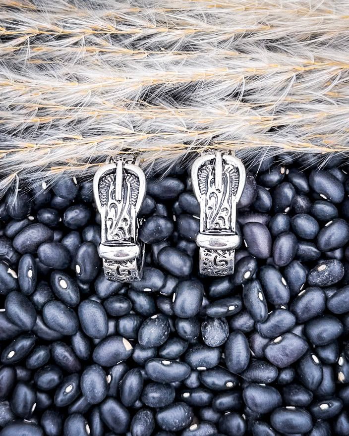 Bronc Belt Hoop Fashion Earrings