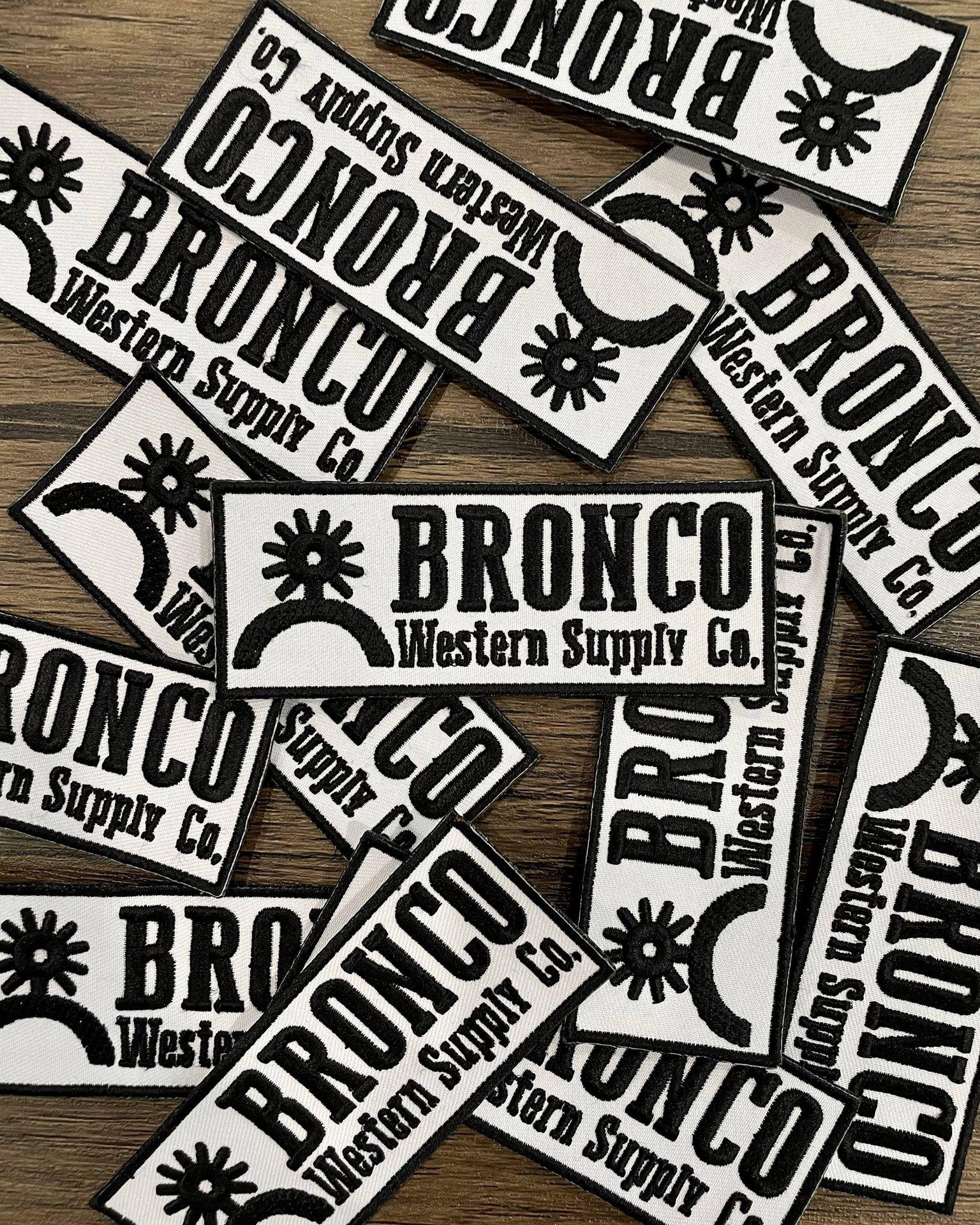 Bronco Western Supply Co. Patch