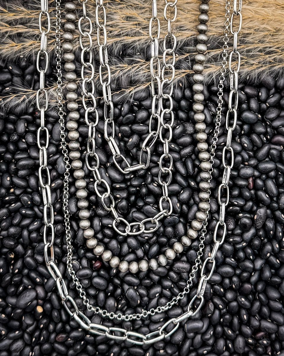 Calder Five Strand Chain Necklace Set