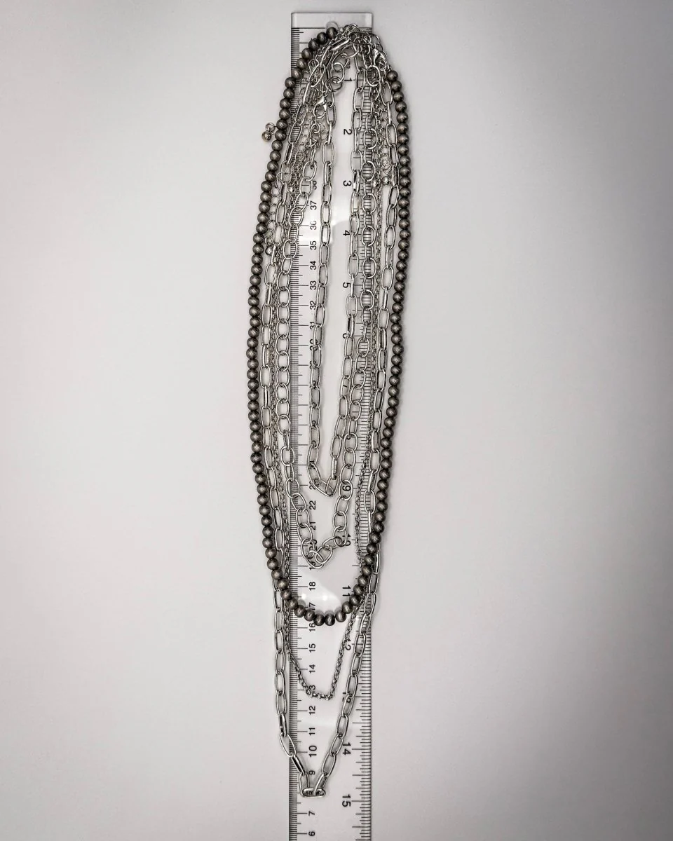 Calder Five Strand Chain Necklace Set - Image 5