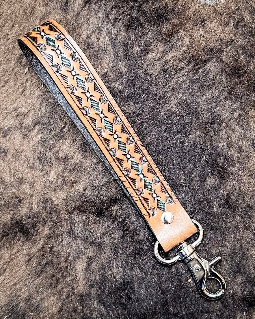 Myra Bag - Canyon Spire Key Fob in Brown - Image 3
