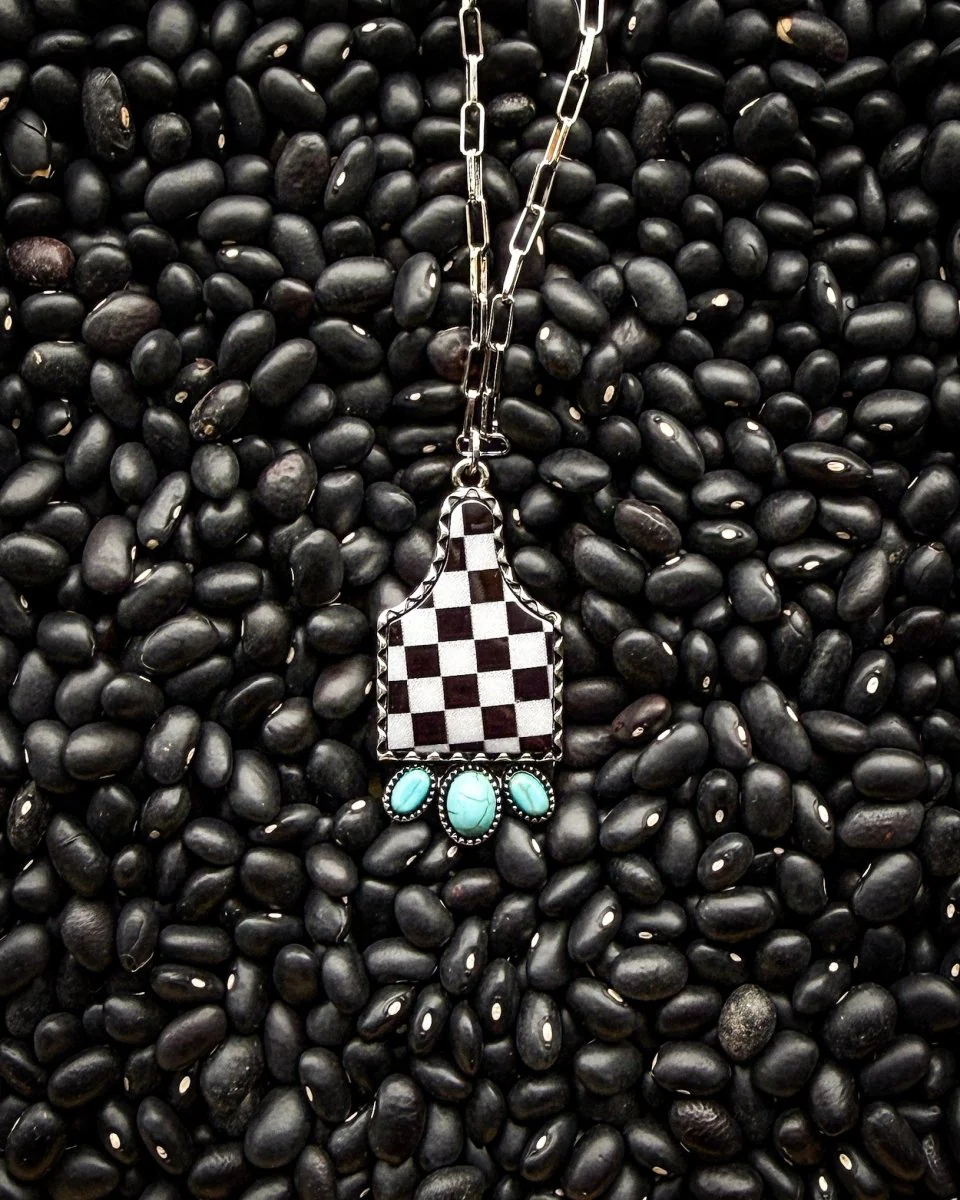 Checkmate Tag Necklace - Image 4