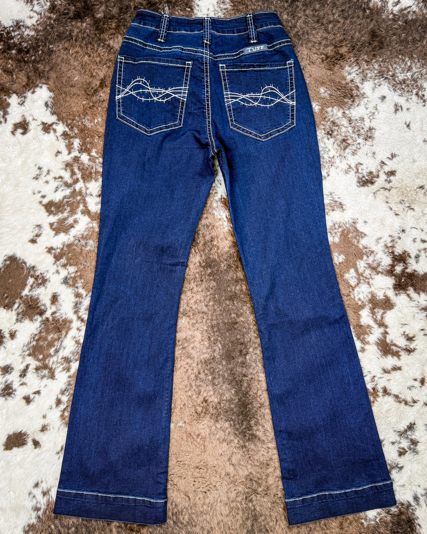 Class Act in Silver Bootcut Jeans by Cowgirl Tuff - Image 5