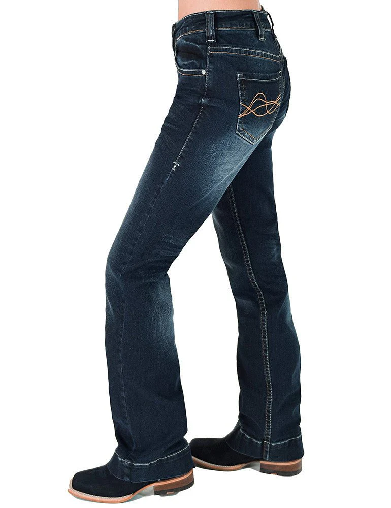Classic DFMI Dark Bootcut Jeans by Cowgirl Tuff - Image 6
