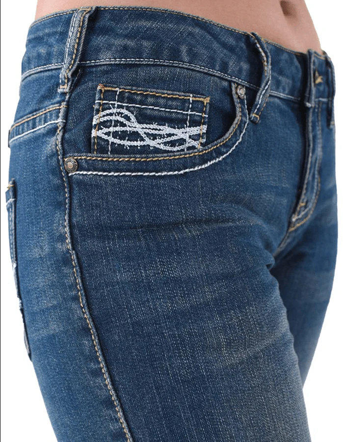 Cowgirl Tuff Don't Fence Me In Bootcut Jeans - Image 11