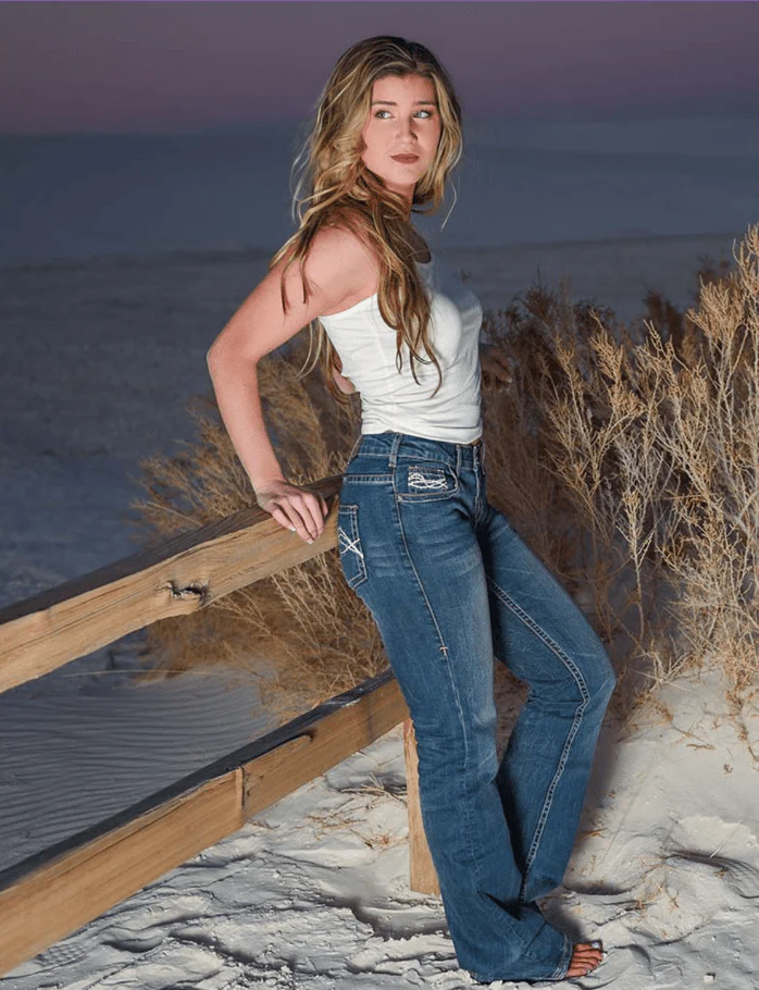 Cowgirl Tuff Don't Fence Me In Bootcut Jeans - Image 5
