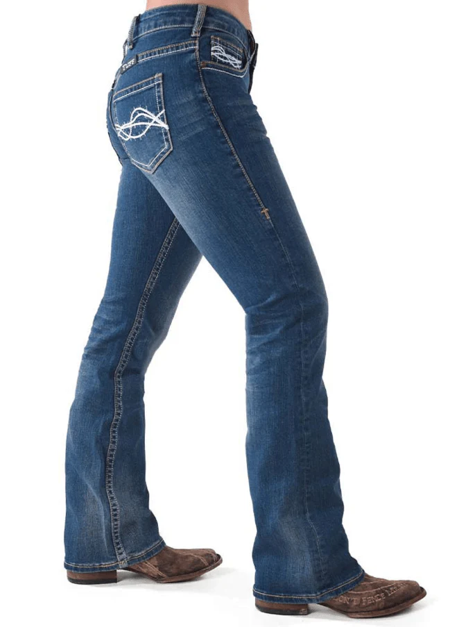 Cowgirl Tuff Don't Fence Me In Bootcut Jeans - Image 6