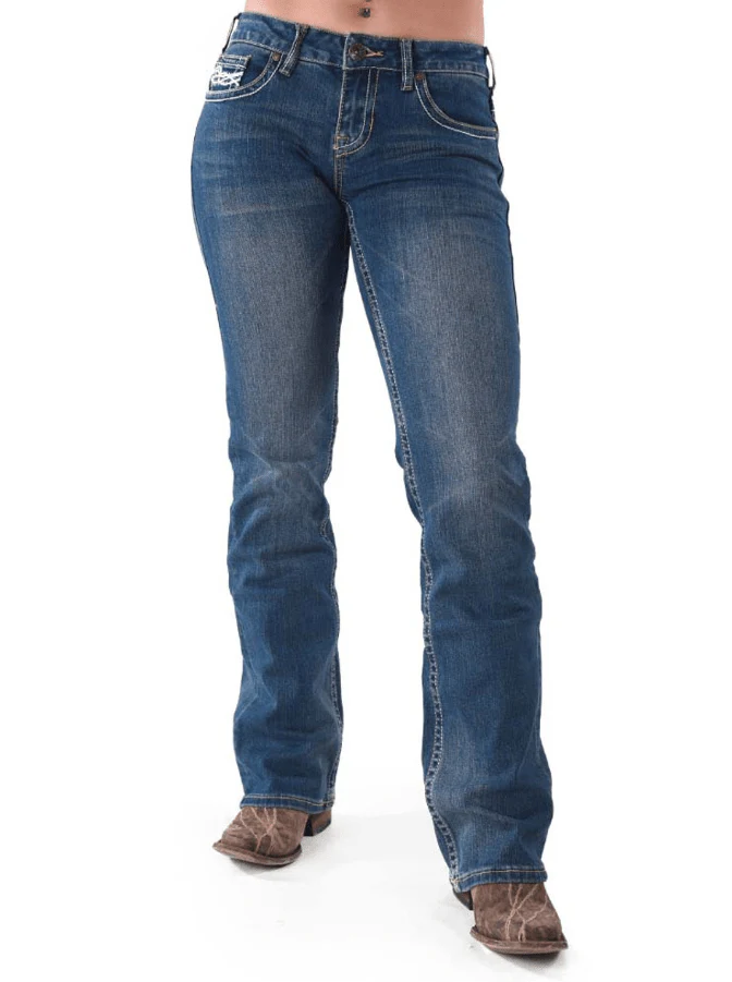 Cowgirl Tuff Don't Fence Me In Bootcut Jeans - Image 7