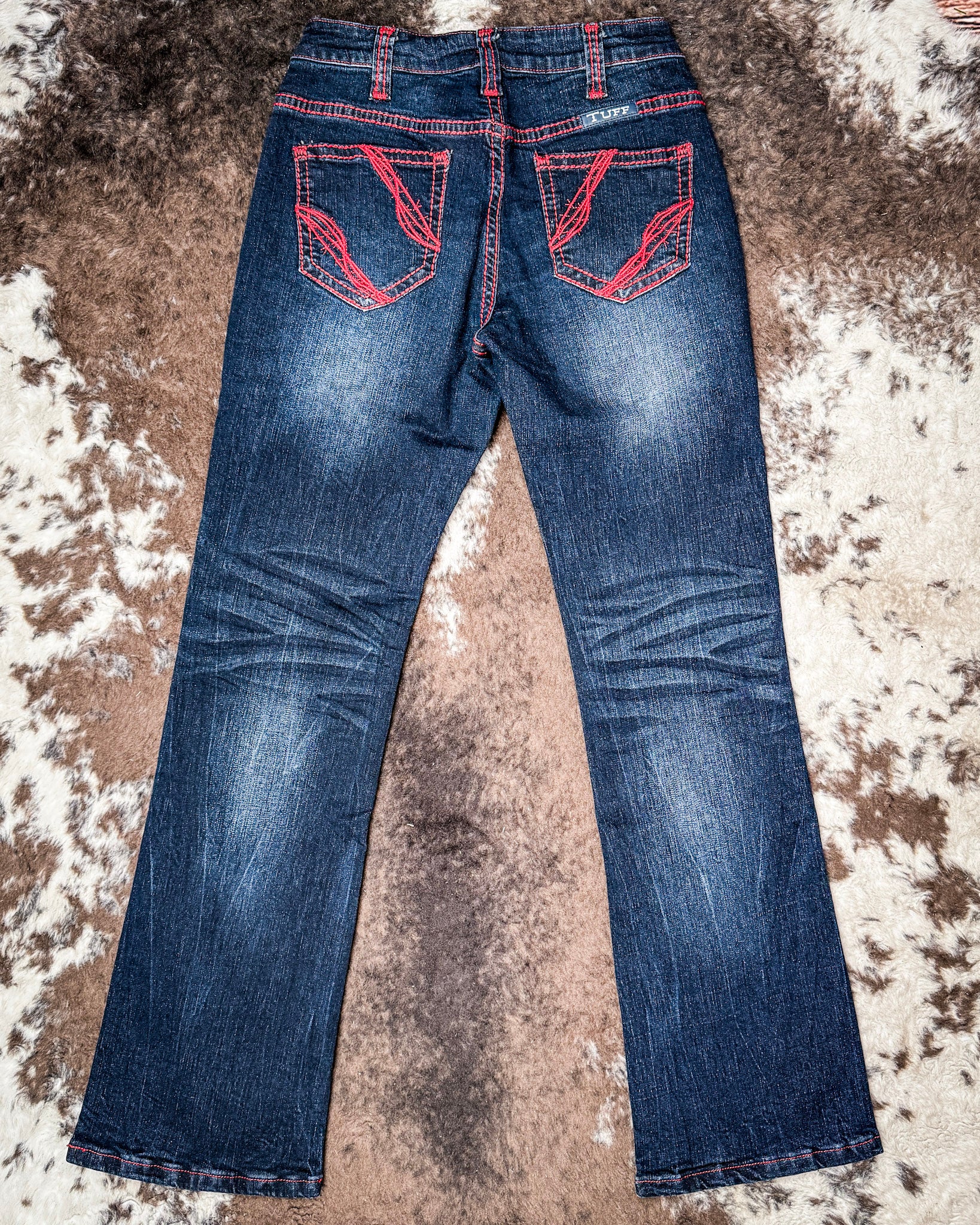 Ruby Natural Waist Bootcut Jeans by Cowgirl Tuff - Image 3