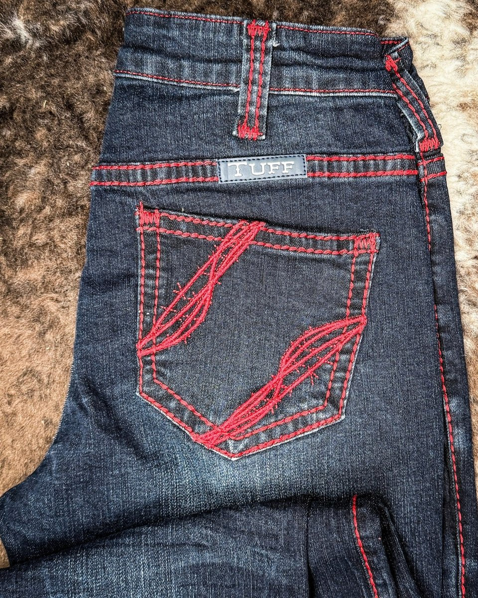 Ruby Natural Waist Bootcut Jeans by Cowgirl Tuff - Image 4