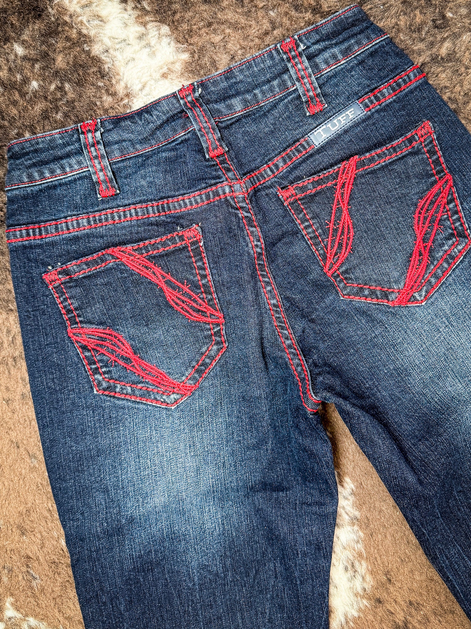Ruby Natural Waist Bootcut Jeans by Cowgirl Tuff - Image 6