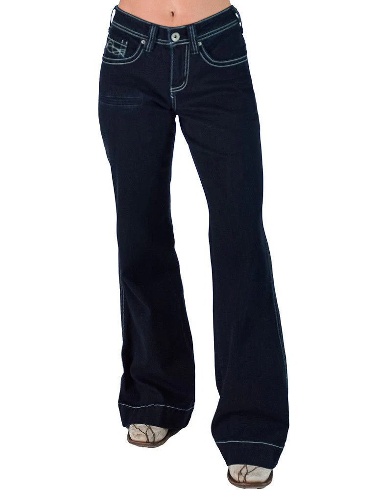 Dark Breathe Trouser Jeans by Cowgirl Tuff - Image 5
