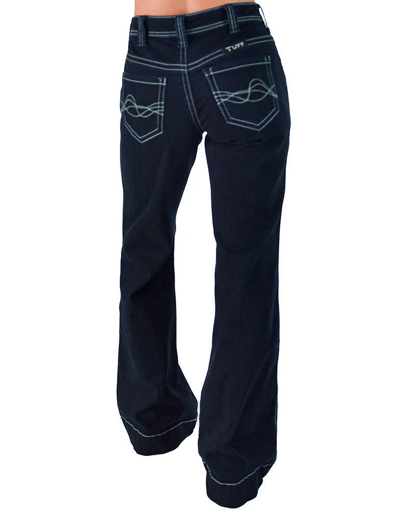 Dark Breathe Trouser Jeans by Cowgirl Tuff - Image 6