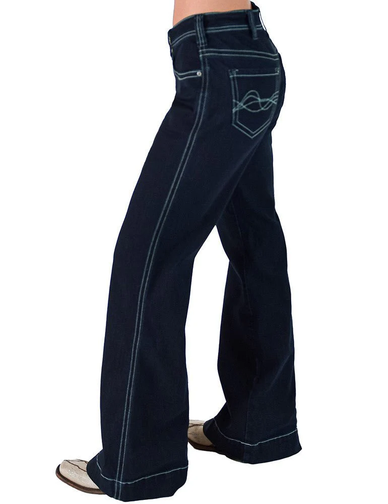 Dark Breathe Trouser Jeans by Cowgirl Tuff - Image 7