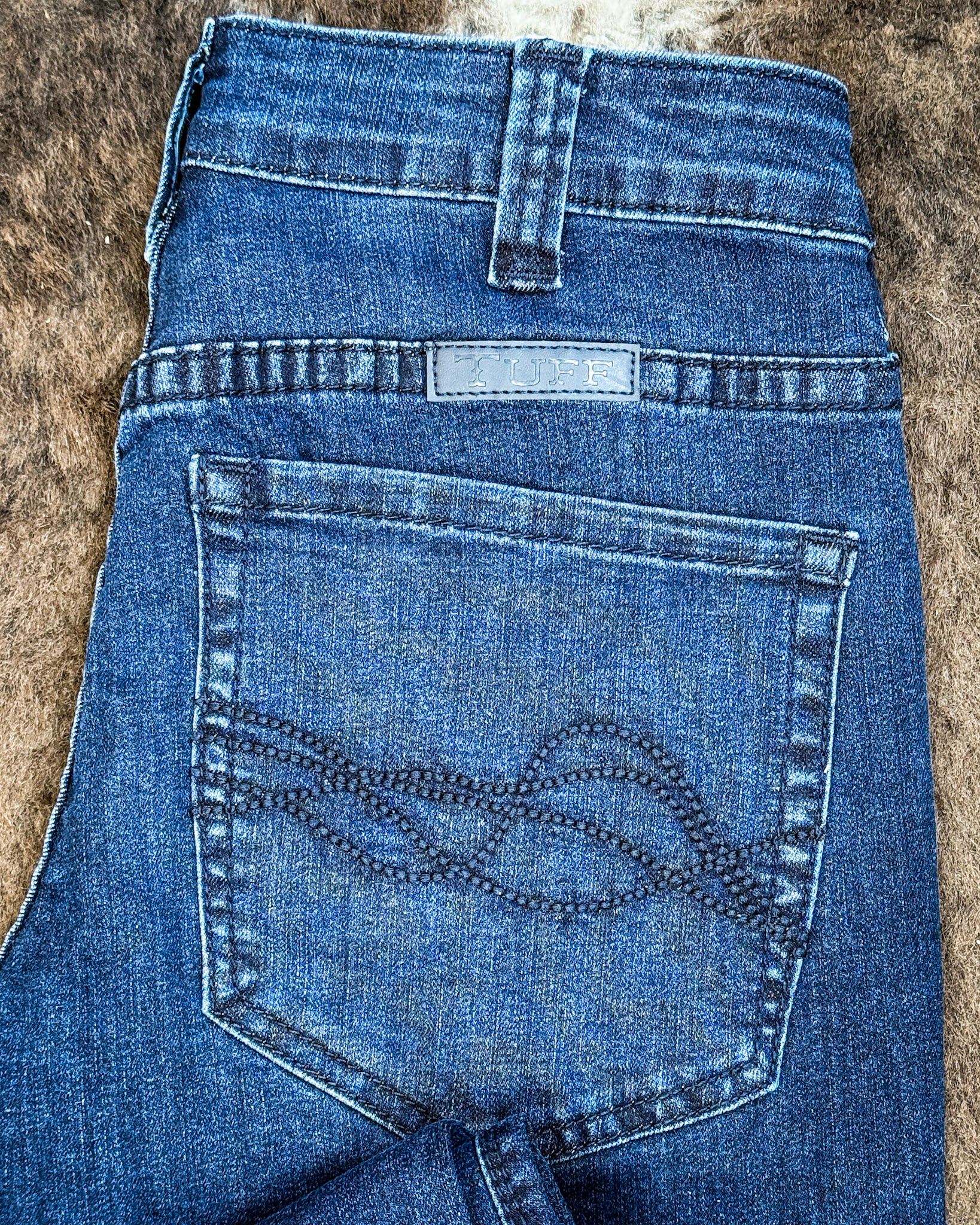 Dark Wide Leg Trouser Jeans by Cowgirl Tuff - Image 6