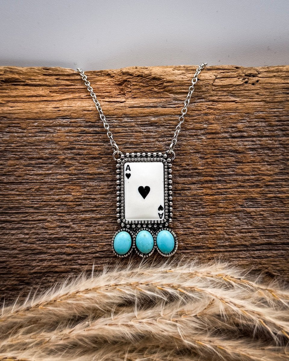 Deadwood Ace of Hearts Necklace