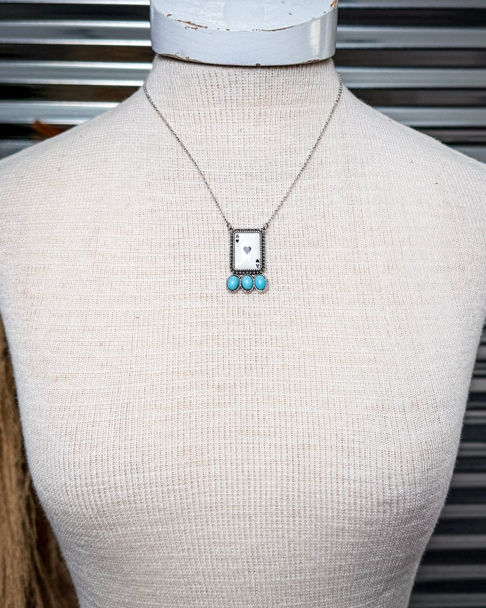 Deadwood Ace of Hearts Necklace - Image 2