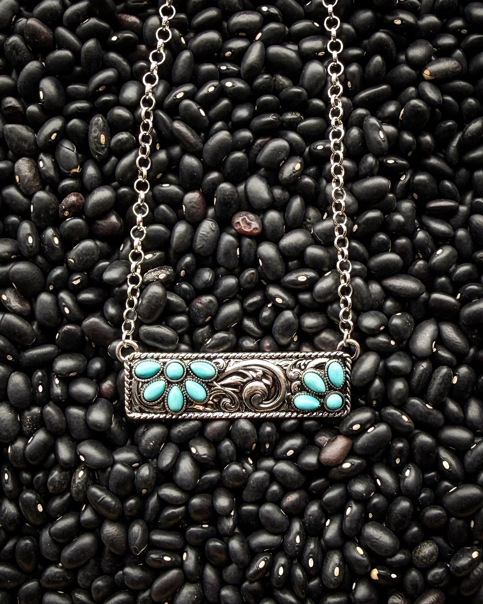 Delaney Bloom Filigree Necklace - Image 4