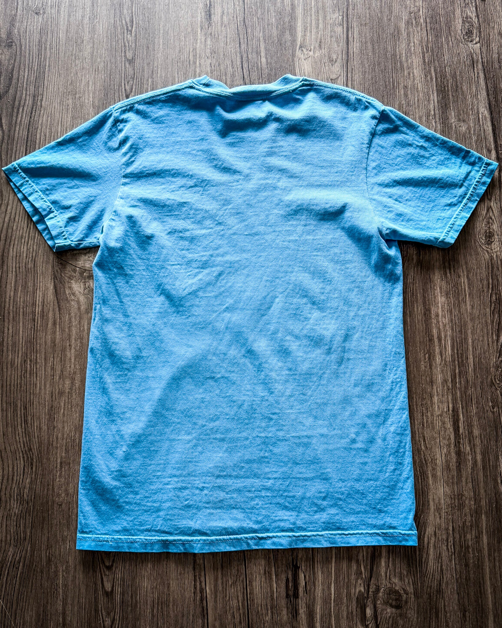 Desert Bloom Cow Skull Tee in Turquoise - Image 7