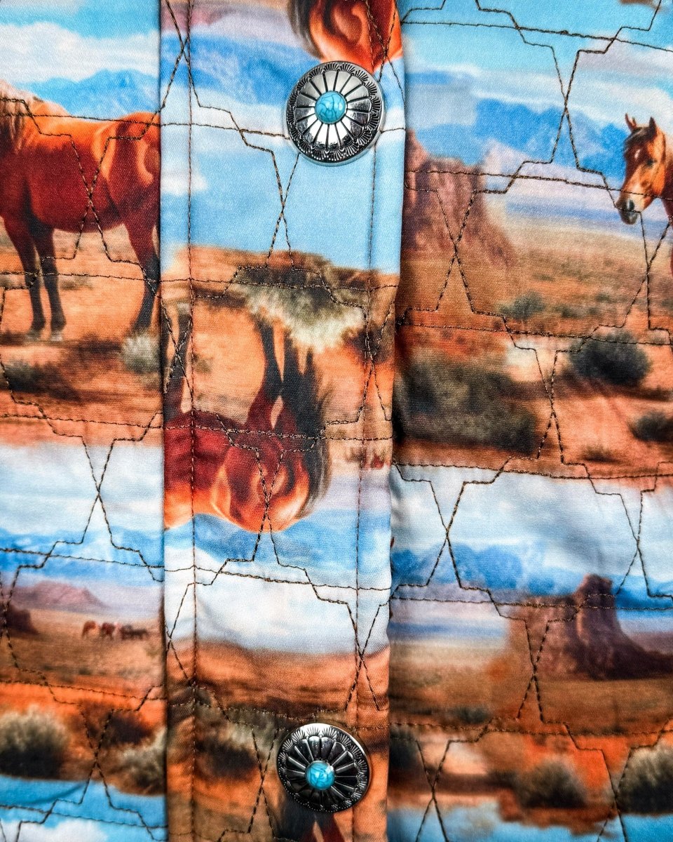 Desert Herd Quilted Jacket by Lucky and Blessed - Image 6