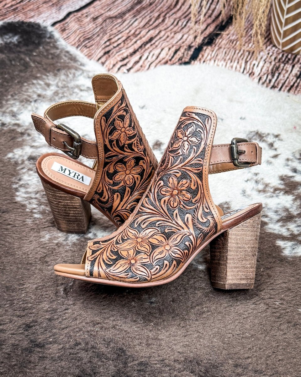 Dodge Town Heel Shoes by Myra Bag - Image 3