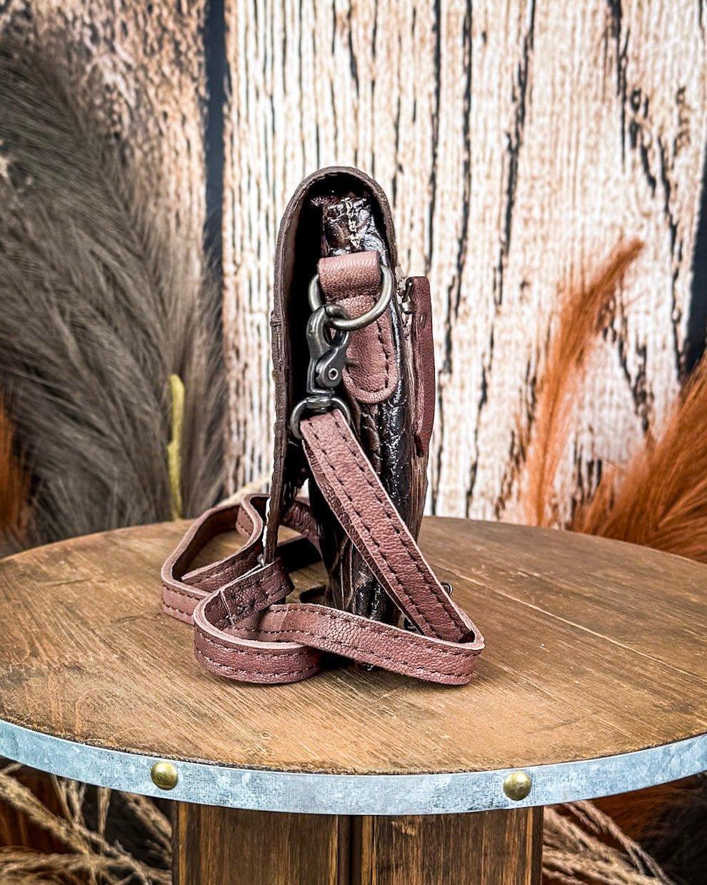 Duskline Embossed Crossbody Purse - Image 3