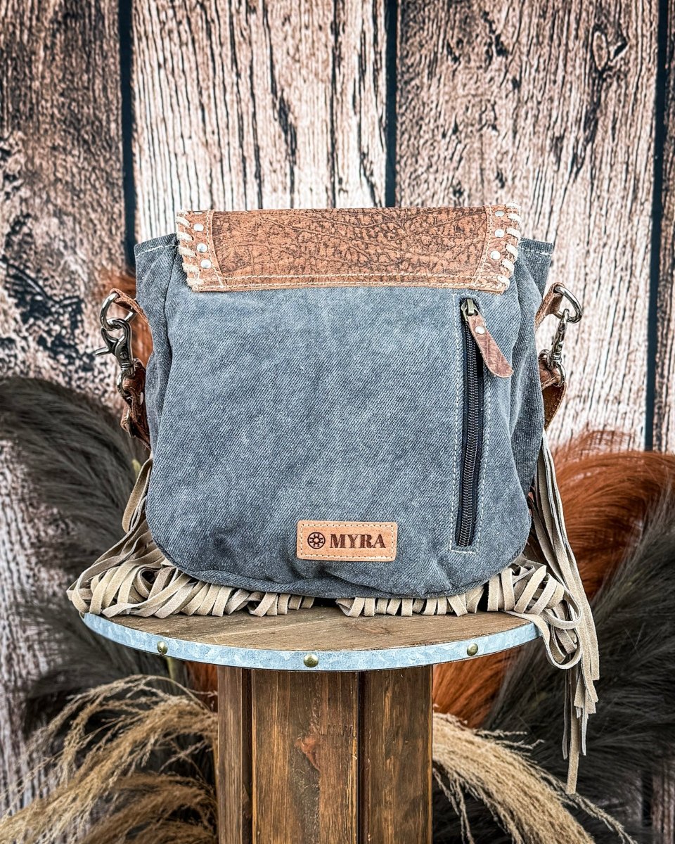 Dusty Lariat Concealed Carry Bag in Saddle Brown by Myra Bag - Image 4