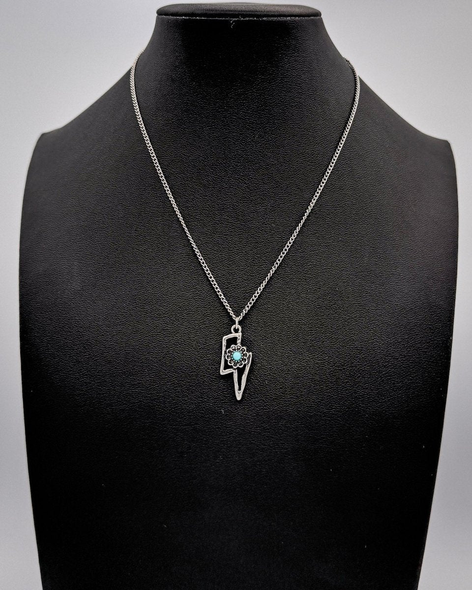 Electric Bloom Charm Necklace - Image 2