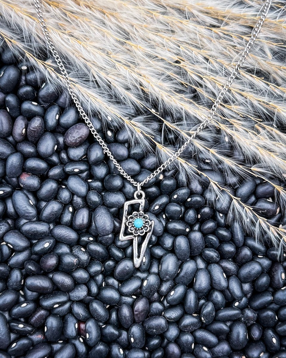 Electric Bloom Charm Necklace - Image 3