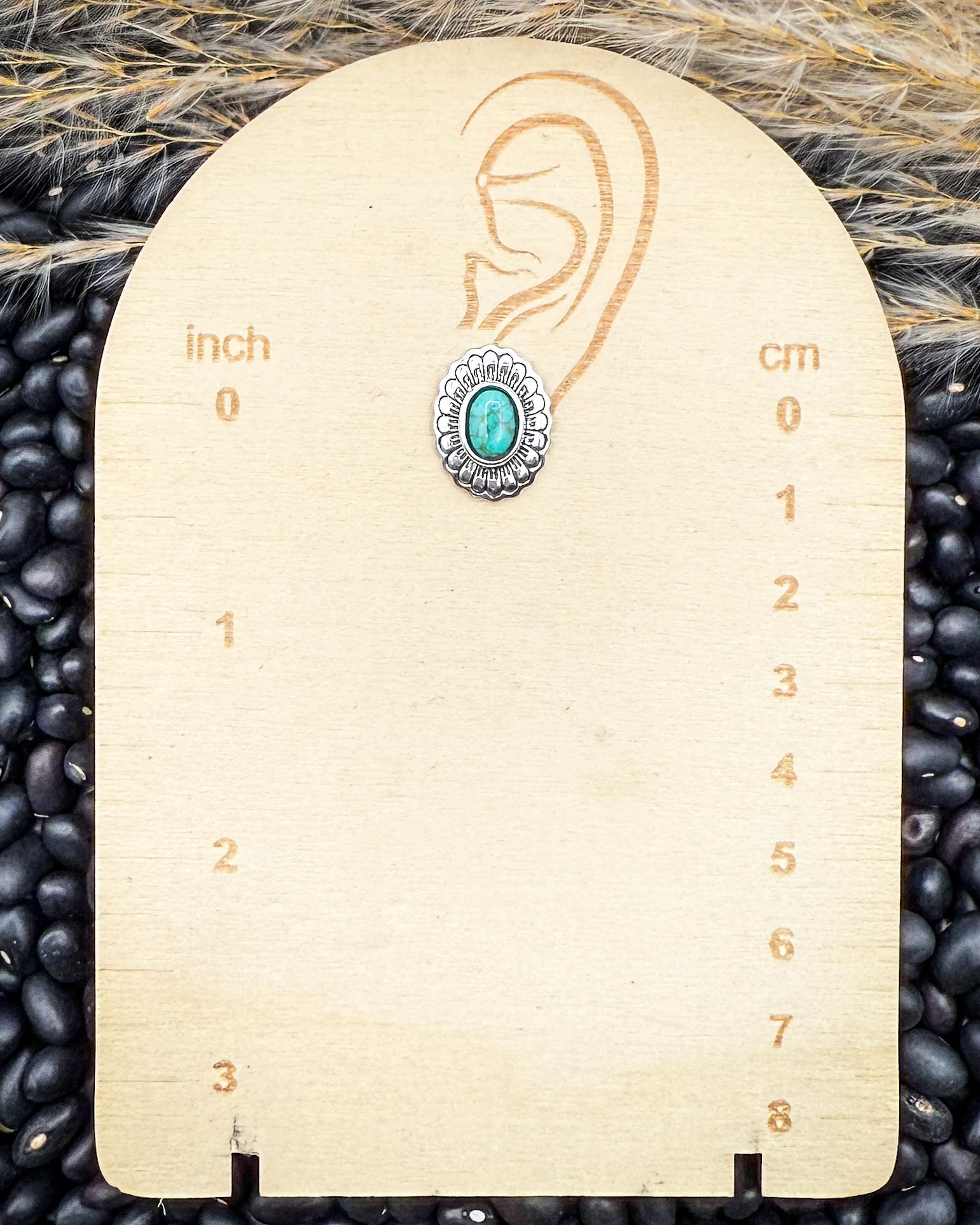 Elmora Turquoise Stud Earrings - Image 5