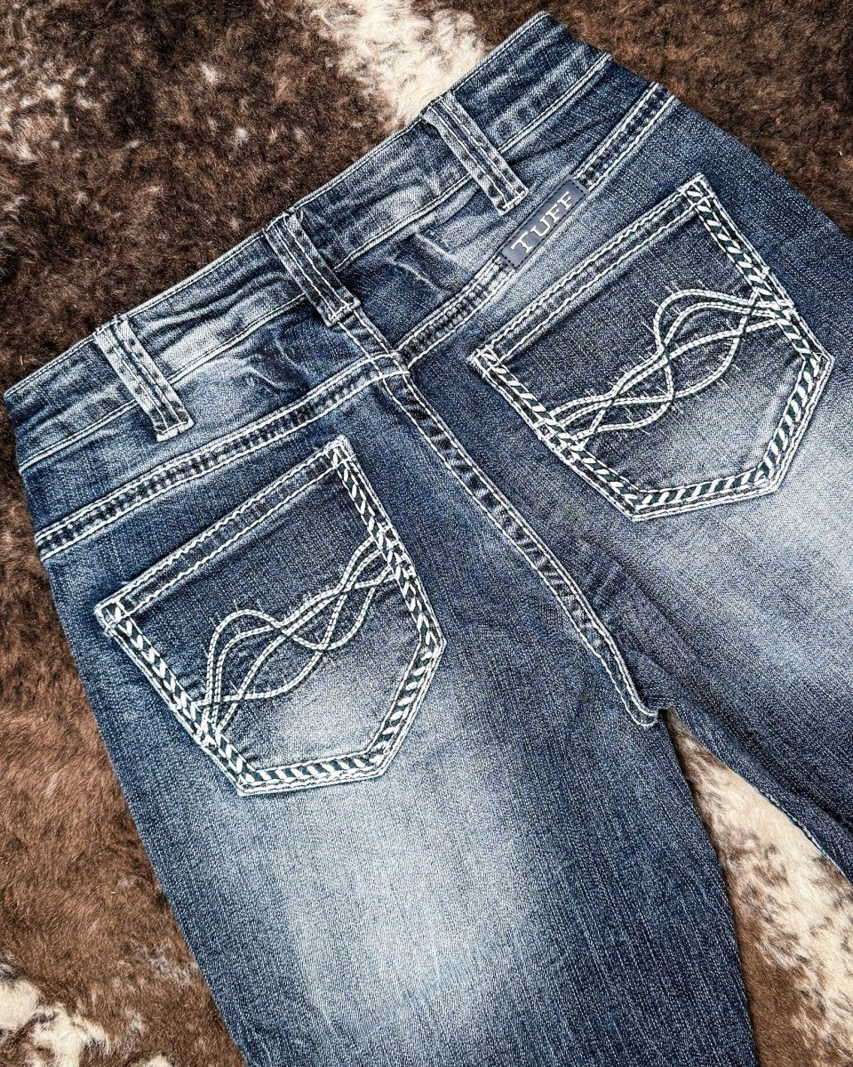 Fame Bootcut Jeans in Dark Wash by Cowgirl Tuff - Image 5