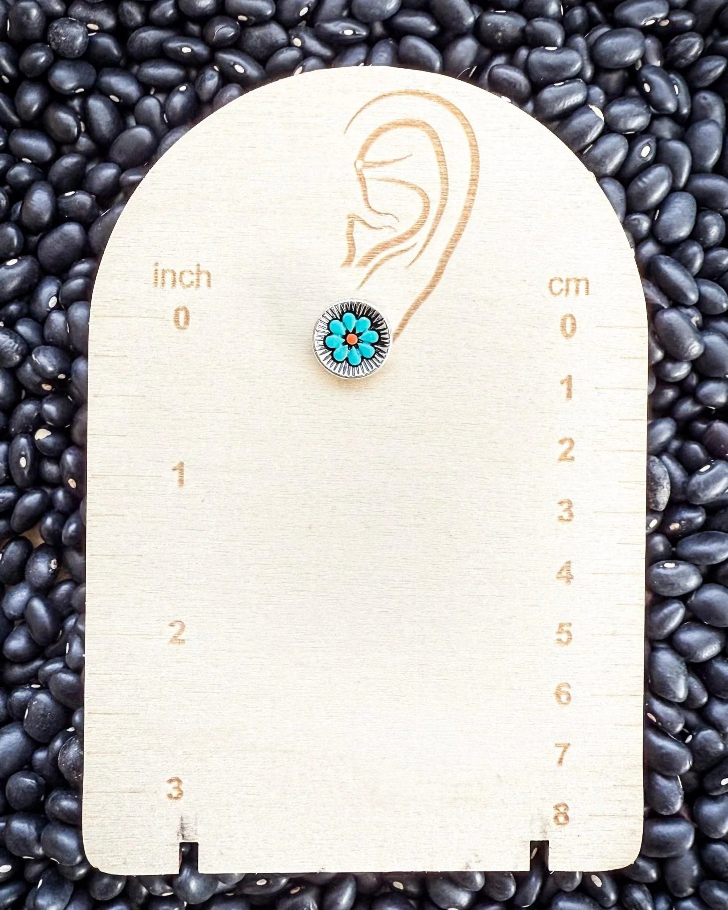 Flourish Flower Stud Fashion Earrings - Image 3