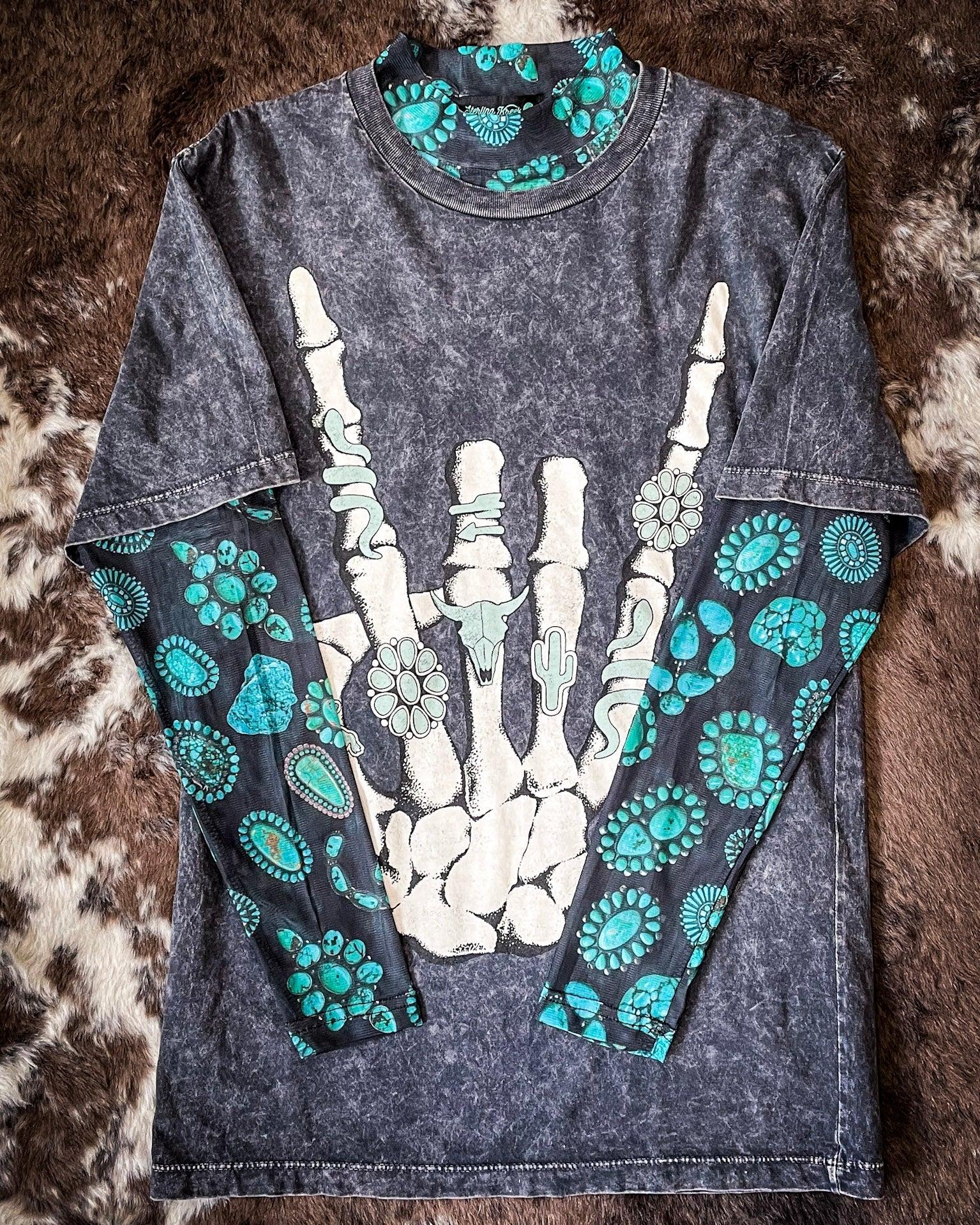 Sterling Kreek - Forever in Turquoise Mesh Top - Image 3
