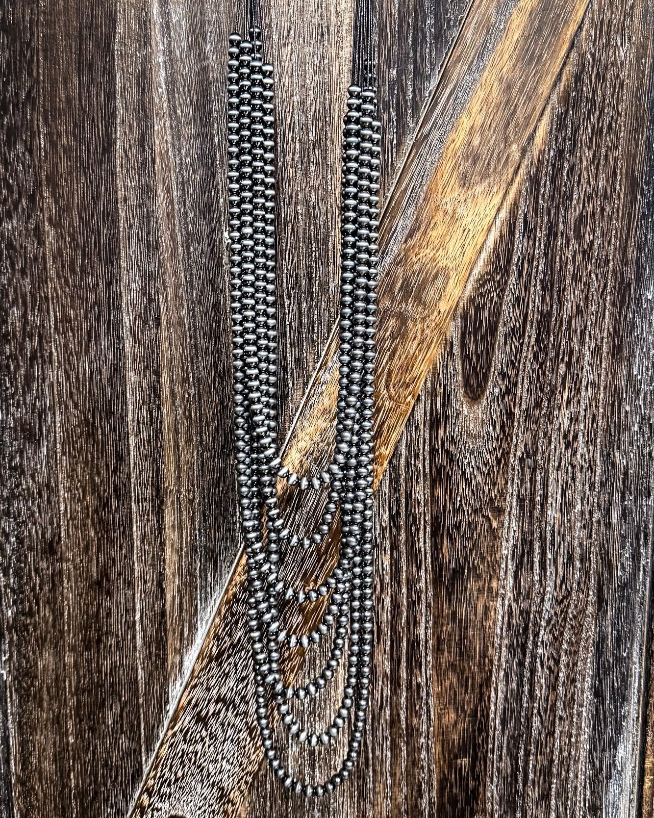 Gatton Navajo Style Pearl Layer Fashion Necklace - Image 4