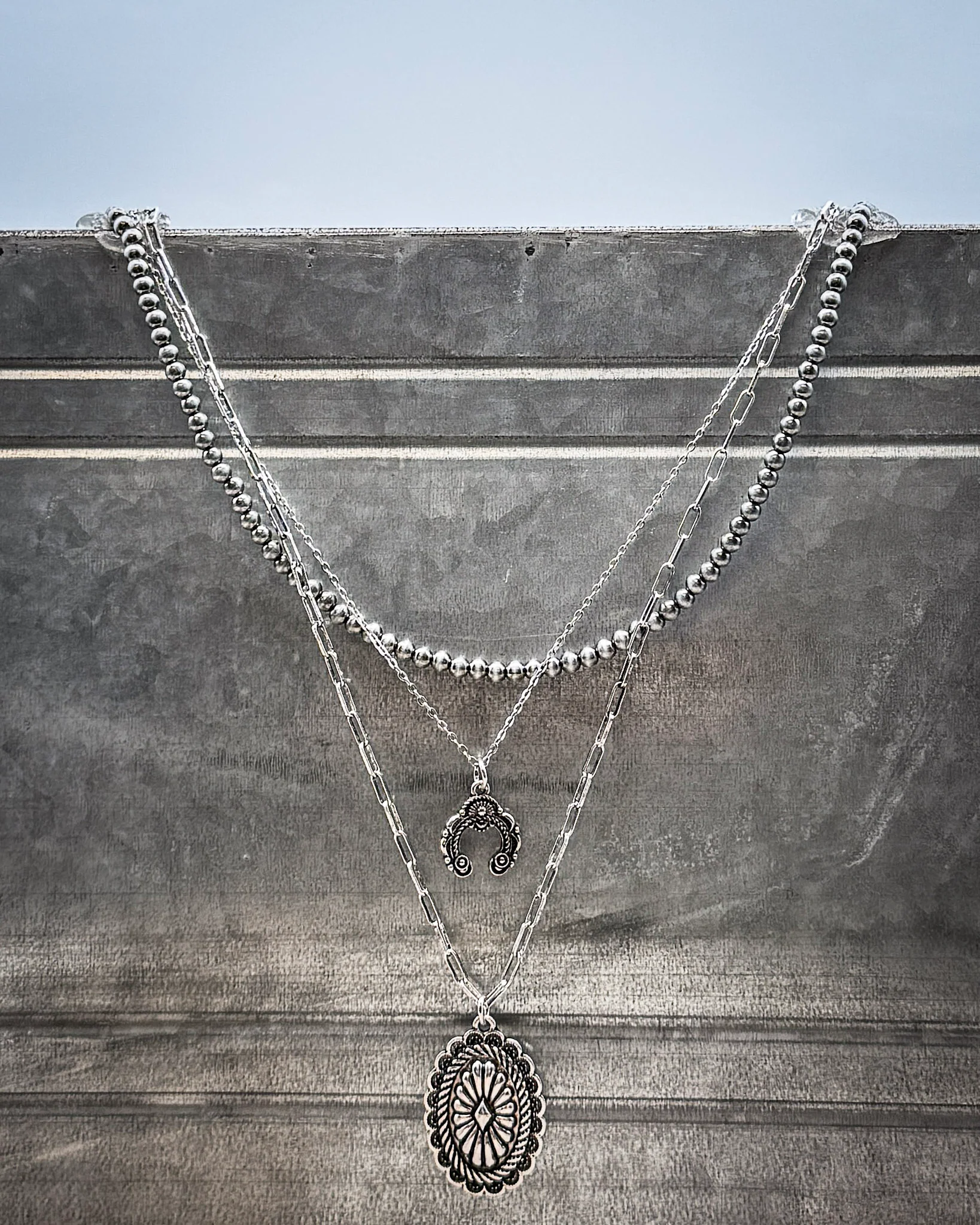 Greyline Layered Necklace - Image 3