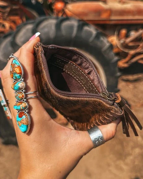 Hazy Ryder Leather Card Holder in Brown by Haute Southern Hyde - Image 3