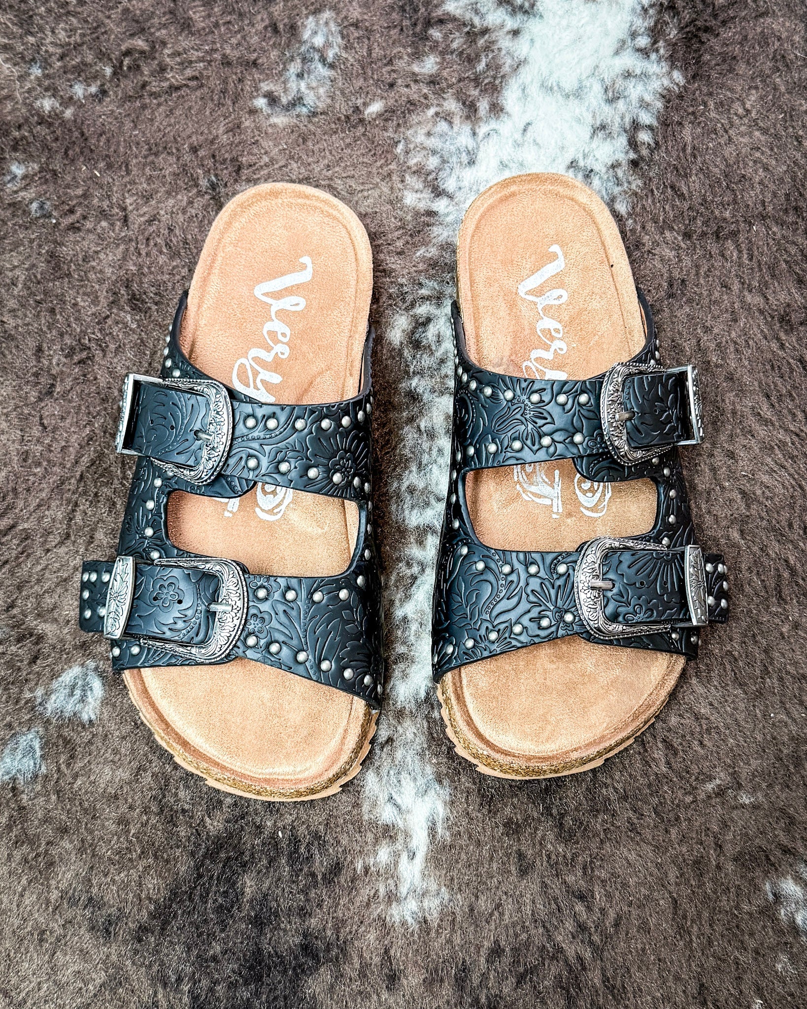 Heidi Sandal in Black by Very G - Image 3