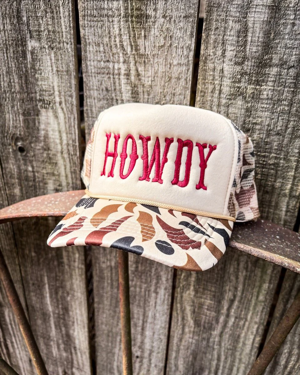 High Desert Howdy Embroidered Trucker Cap - Image 3