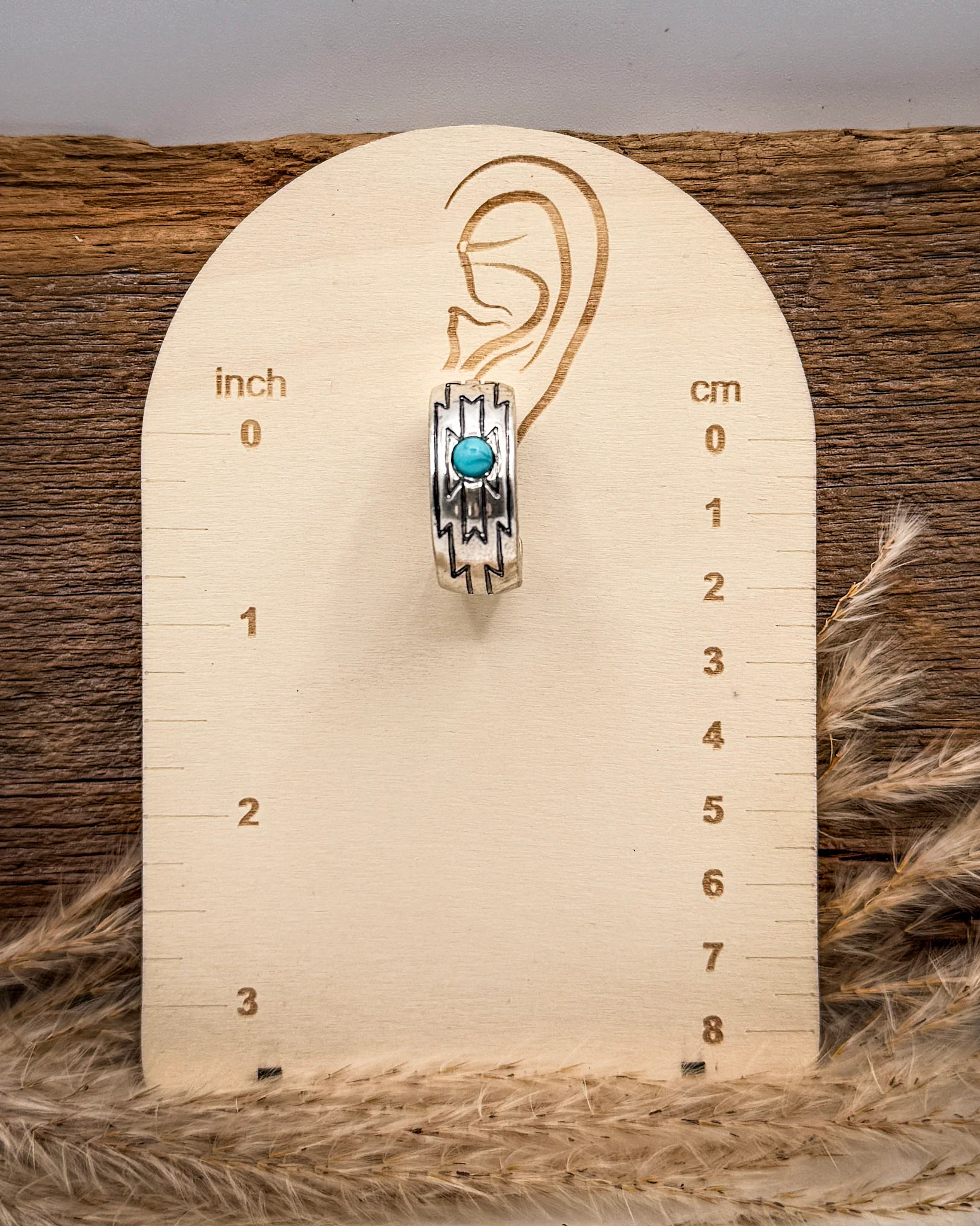 High Voltage Western Hoop Earrings - Image 3
