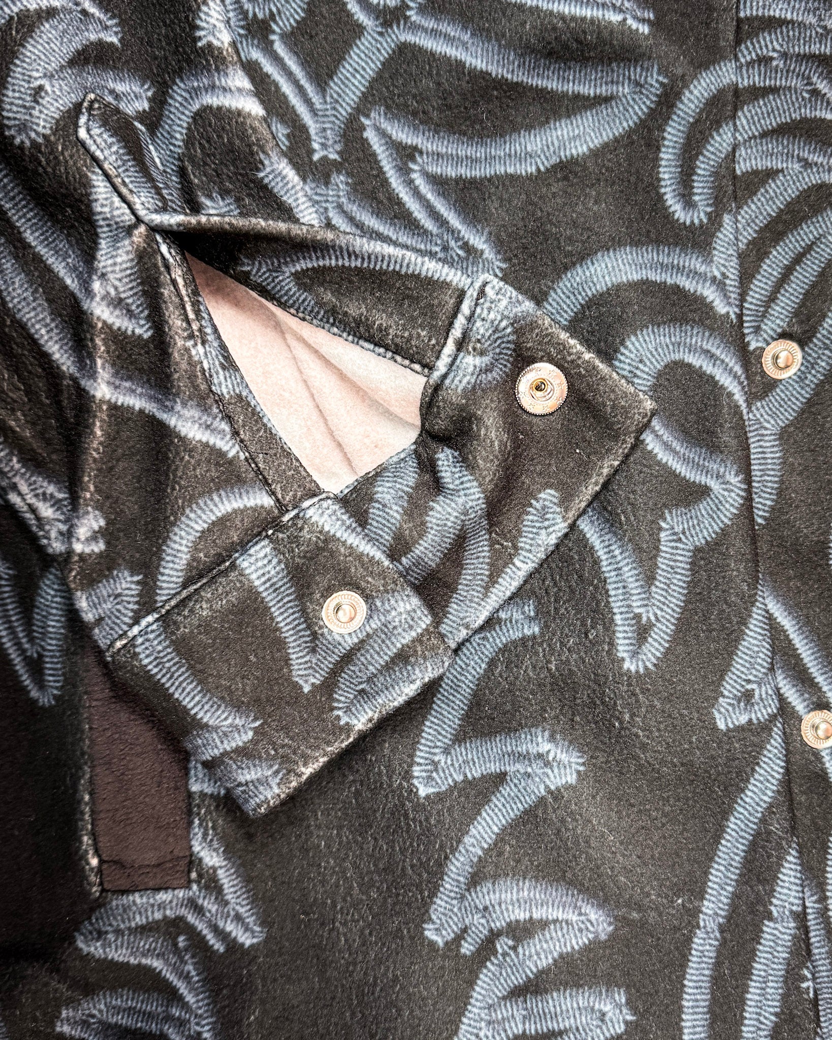 Hollis Boot Stitch Fleece Shacket by Lucky & Blessed - Image 14