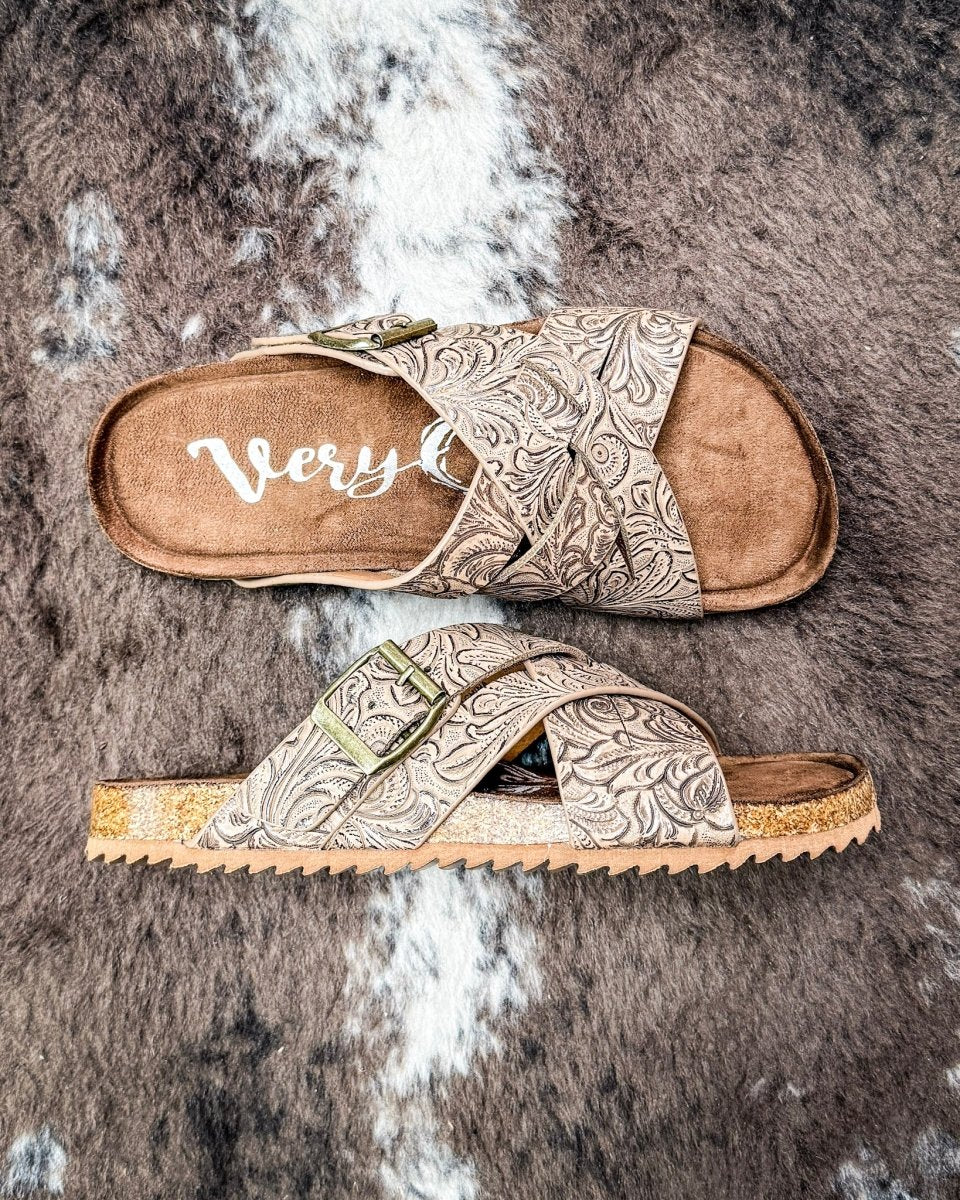 Jada Sandal in Brown by Very G - Image 3