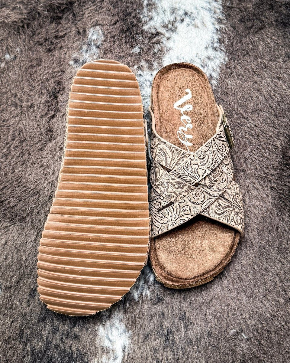 Jada Sandal in Brown by Very G - Image 4
