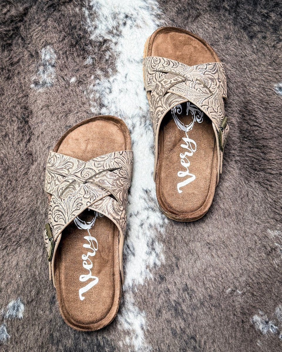 Jada Sandal in Brown by Very G - Image 5