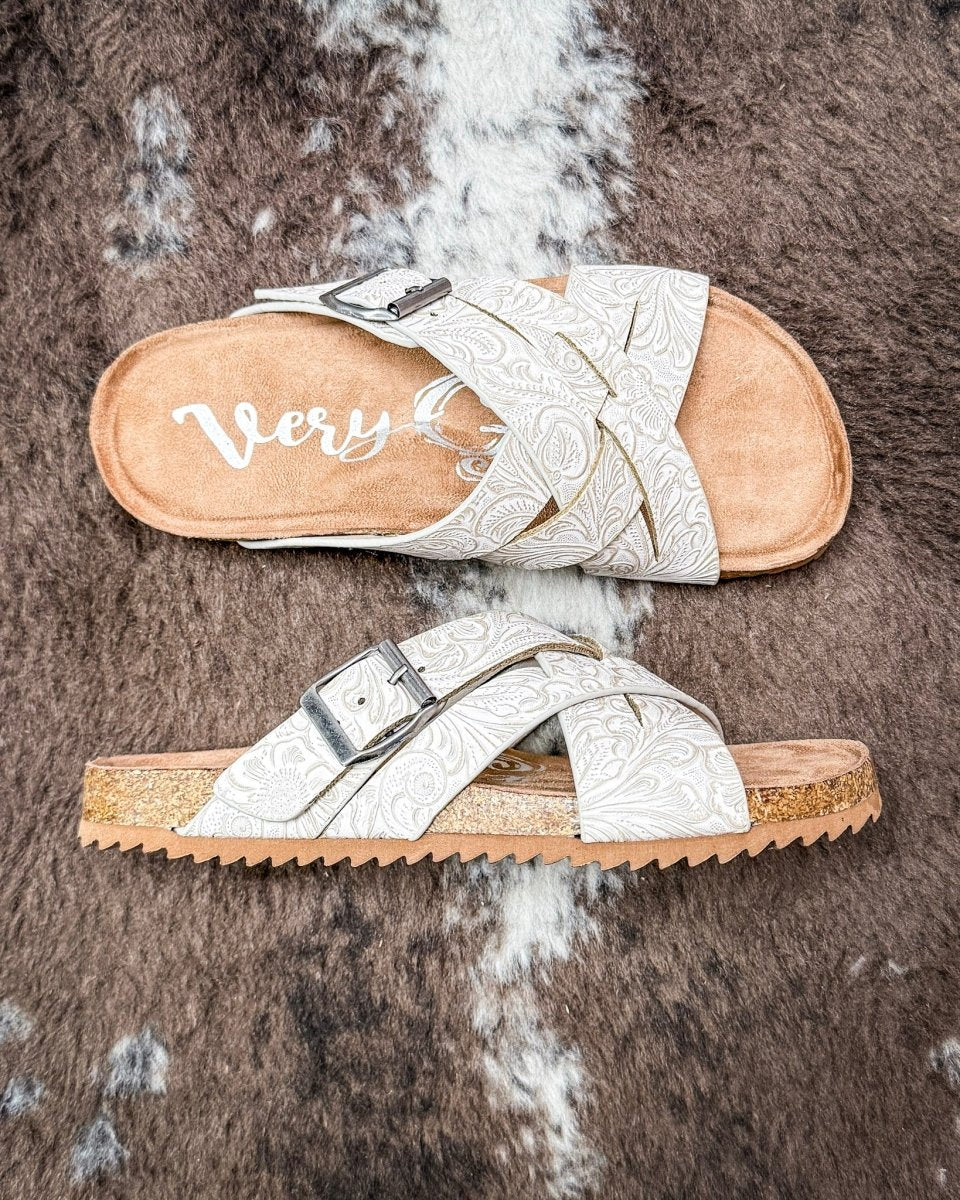 Jada Sandal in Light Grey by Very G - Image 3