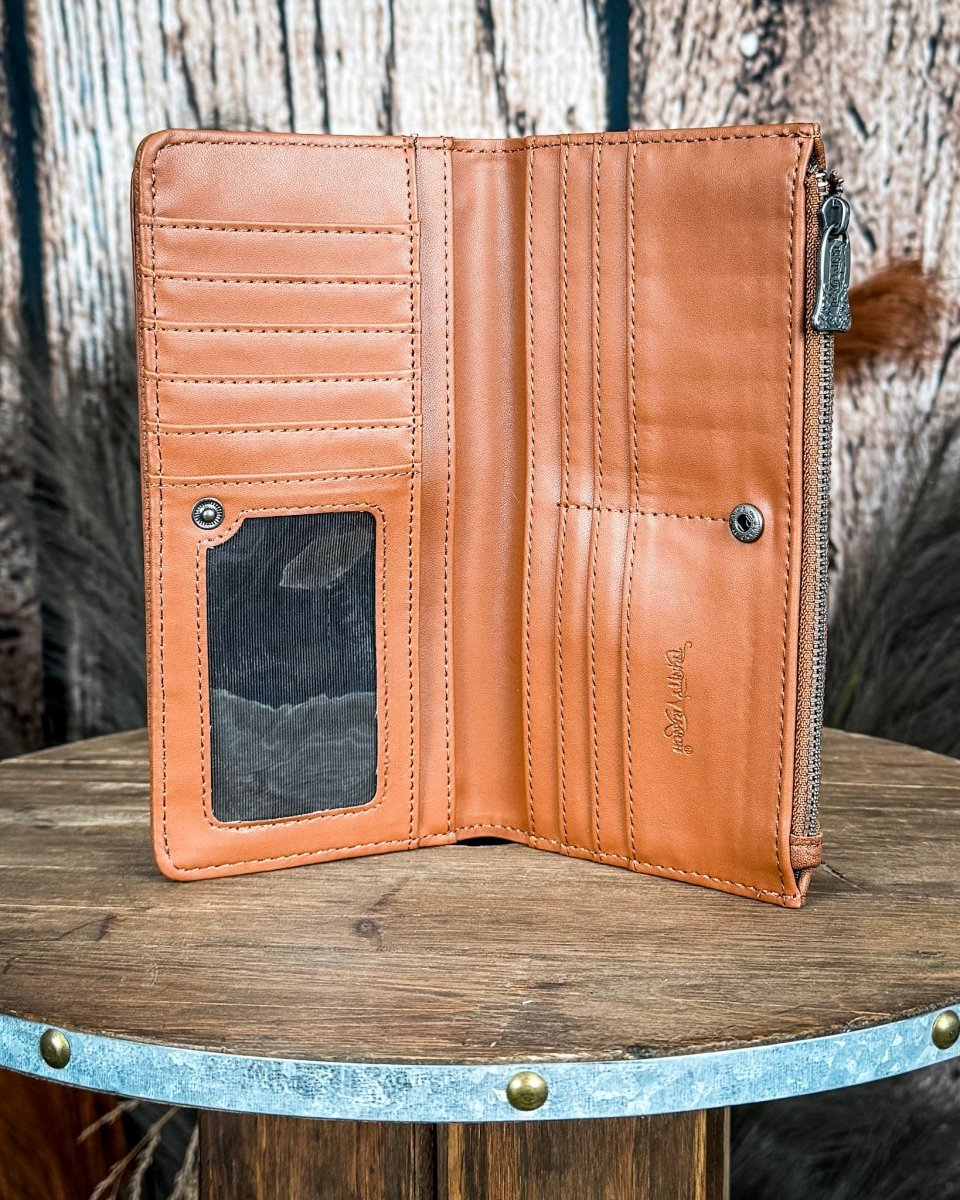 Lillie Hair-On Wallet in Brown by Trinity Ranch - Image 4