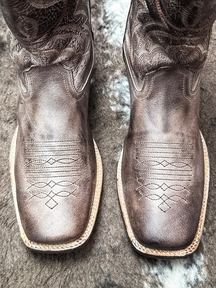 Lindsey Burnished Brown Boots by Roper - Image 4